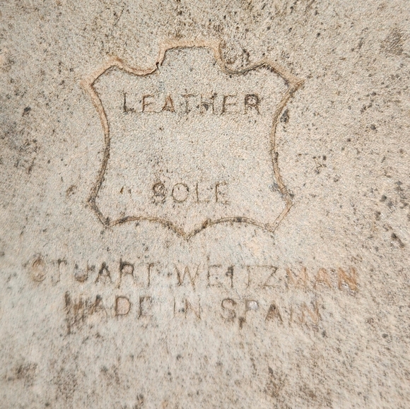 STUART WEITZMAN BLK PATENT LEATHER LOAFERS WITH SIDE CUTOUT SIZE 7 - Picture 12 of 12